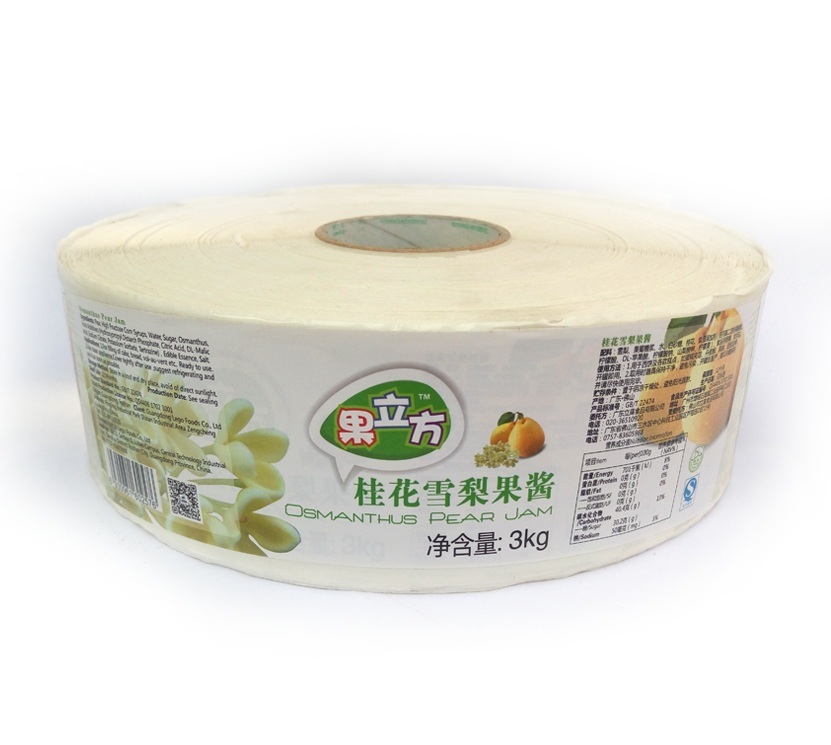 玻璃瓶不干胶标签印刷